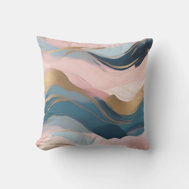 Cojín Decorativo Resumen sereno moderno (Anverso)