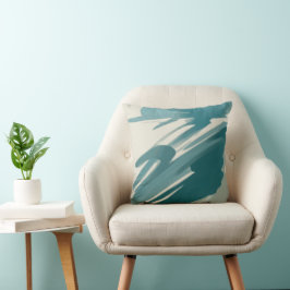 Cojín Decorativo Resumen Verde azulado tranquilo