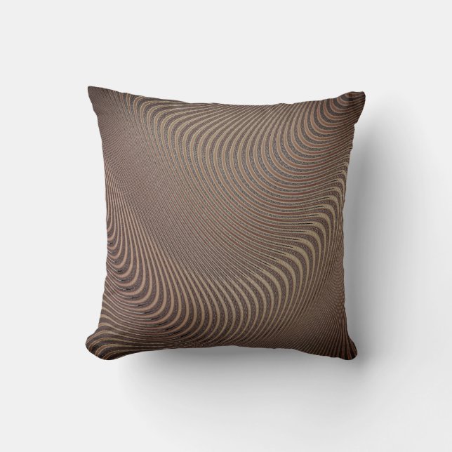 Cojín Decorativo Resumen Wavy Art Pillow (Anverso)
