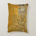 Cojín Decorativo Retrato de Adele Bloch-Bauer I por Gustav Klimt<br><div class="desc">Retrato de Adele Bloch-Bauer I (1903-1907) por Gustav Klimt es un retrato de arte fino de la época victoriana. Retrato de Adele Bloch-Bauer I es también conocido como La Dama en el Oro o la Mujer en el Oro. El retrato muestra a Adele Bloch-Bauer sentado en una silla dorada frente...</div>