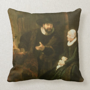 Cojín Decorativo Retrato de Cornelio Anslo y su esposa, 1641 (oi