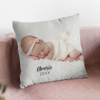Retrato de foto de bebé personalizado 2 caras