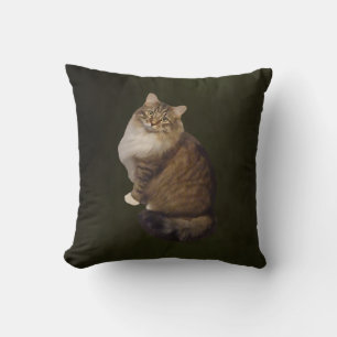 Cojín Decorativo Retrato de gato Maine Coon