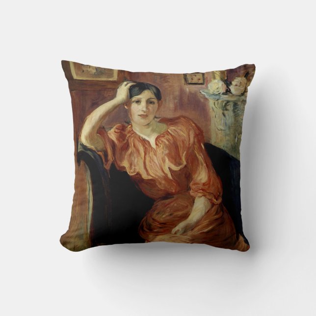 Cojín Decorativo Retrato de Jeanne Pontillon (Anverso)