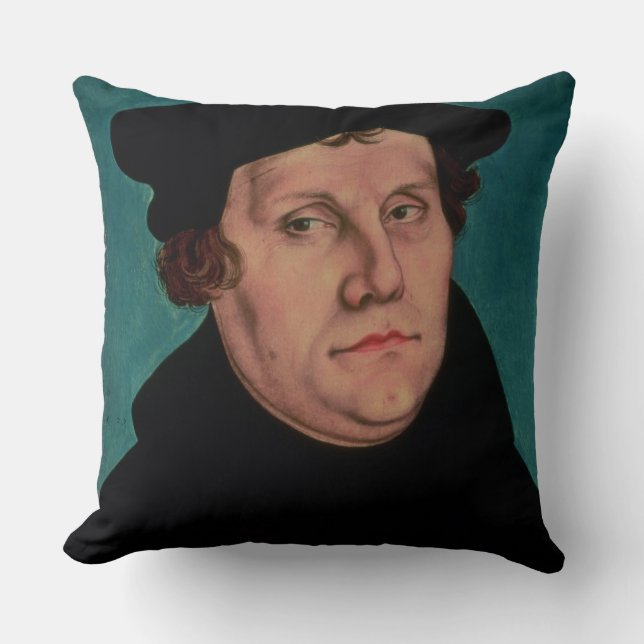 Cojín Decorativo Retrato de Martin Luther, 1529 (Anverso)