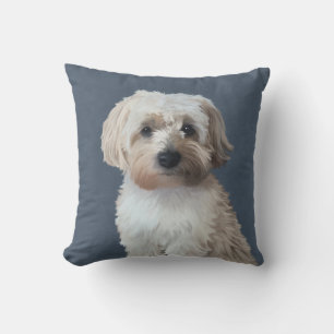 Cojín Decorativo retrato de mascota perro Shorkie