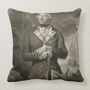 Cojín Decorativo Retrato de Richard Kempenfelt (1718-82)
