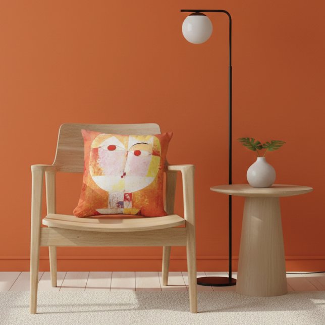 Cojín Decorativo Retrato de Senecio Cubist Paul Klee (Subido por el creador)