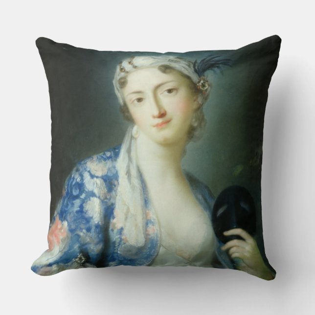 Cojín Decorativo Retrato de una mujer (Anverso)