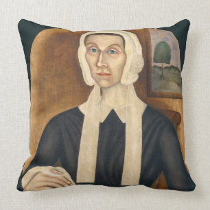 Cojín Decorativo Retrato de una mujer, C. 1845 (aceite en lona)