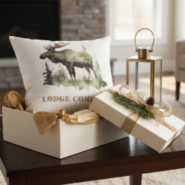 Cojín Decorativo Retrato de vida silvestre Mossy Moose, personaliza