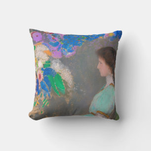 Cojín Decorativo Retrato de Violette Heymann, Redon