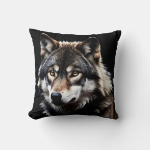 Cojín Decorativo Retrato del lobo