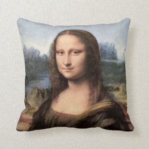 Cojín Decorativo Retrato/pintura de Mona Lisa