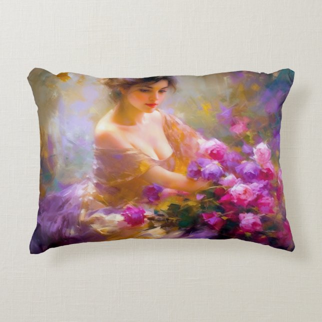 Cojín Decorativo Retrato sensual (Anverso)