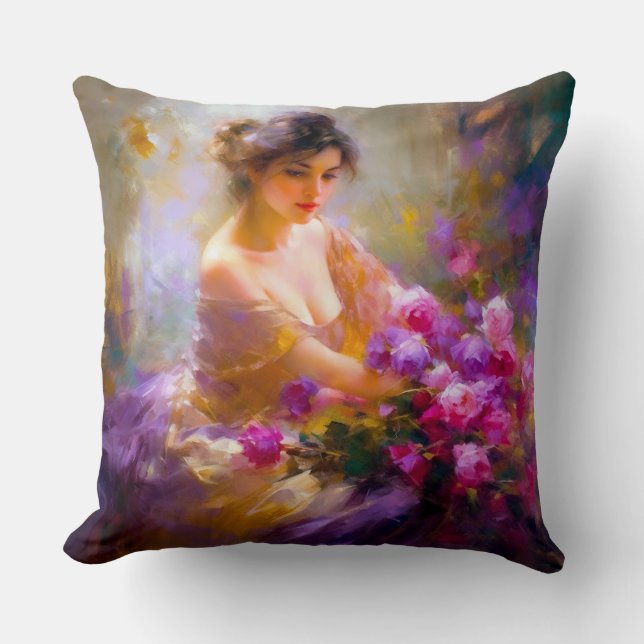 Cojín Decorativo Retrato sensual (Anverso)