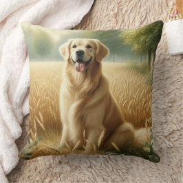 Cojín Decorativo Retriever Dorado