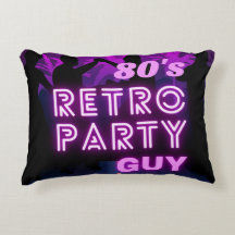 Retro 80 Disco Dance Fiesta Neon Purple Funky