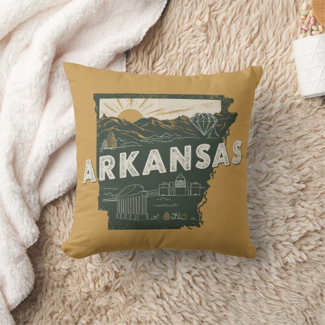 Cojín Decorativo Retro Arkansas (Manta)