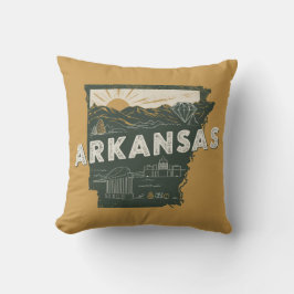 Cojín Decorativo Retro Arkansas