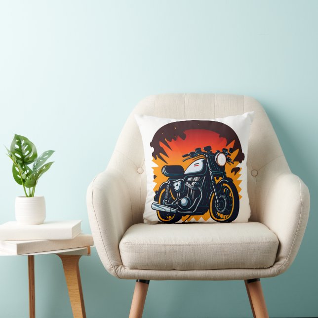 Cojín Decorativo Retro Biker (Silla)