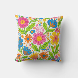 Cojín Decorativo Retro Bloom Floral