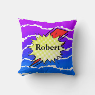 Cojín Decorativo Retro bubble color comic