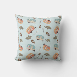 Cojín Decorativo Retro Camper Throw Pillow
