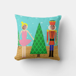 Cojín Decorativo Retro Christmas Toy Parade Photo Throw Pillow