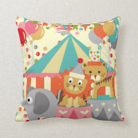 Retro Circus MOJO Pillow