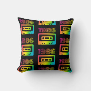 Cojín Decorativo Retro de 1986