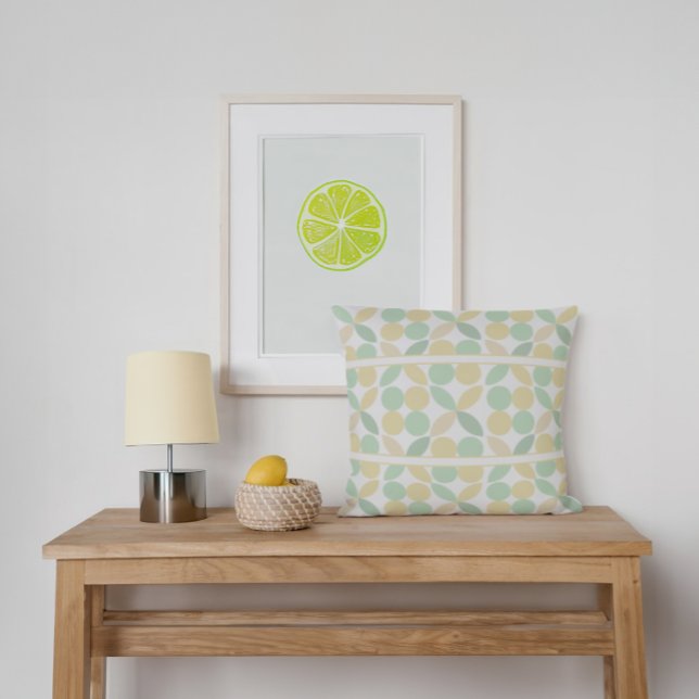 Cojín Decorativo Retro de cítricos limón/limón (Subido por el creador)