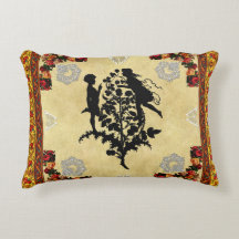 Retro de color con encaje y flores