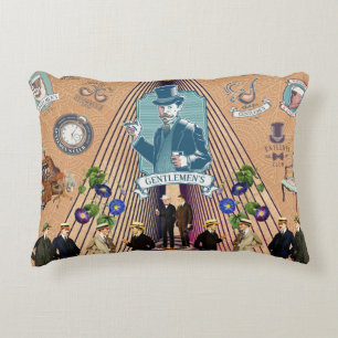Cojín Decorativo Retro de cosecha colorida con encaje y flores