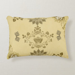 Cojín Decorativo Retro de cosecha colorida con encaje y flores