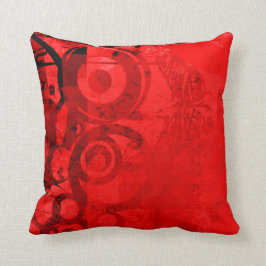 Cojín decorativo retro de la impresión del Grunge