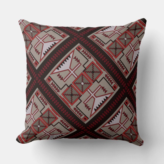 Cojín Decorativo Retro del Suroeste (Anverso)