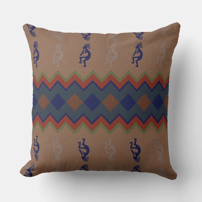 Cojín Decorativo Retro del Suroeste (Anverso)