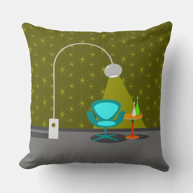 Cojín Decorativo Retro Den (Anverso)