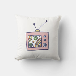 Cojín Decorativo Retro Dreamland Cute Vintage TV Art