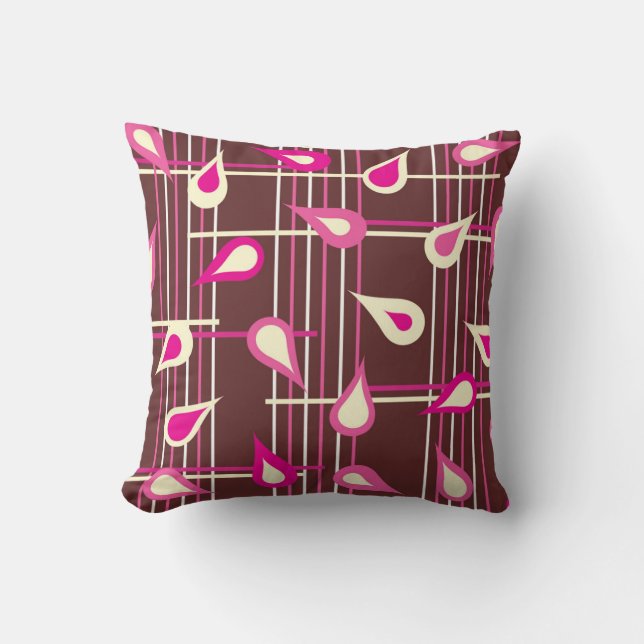 Cojín Decorativo Retro Drop Grid Throw Pillow (Anverso)