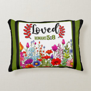 Cojín Decorativo Retro Floral Inspirador