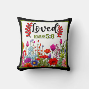 Cojín Decorativo Retro Floral Inspirador