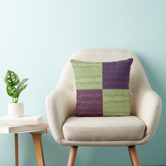 Cojín Decorativo Retro Floral Patchwork Pattern (Silla)