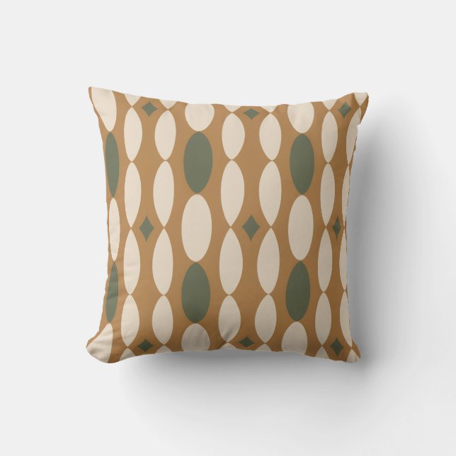 Cojín Decorativo Retro Geometric Throw Pillow (Anverso)