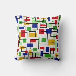 Cojín Decorativo Retro Geométrico Art 16X16