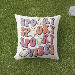 Cojín decorativo Retro Groovy Halloween Spooky Vib