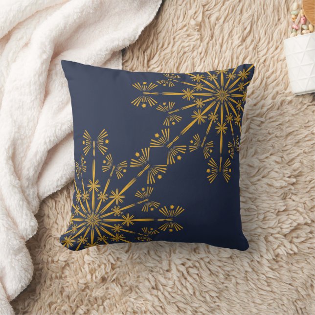 Cojín decorativo Retro Mandala Midnight (Manta)