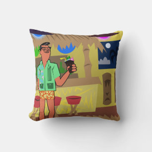 Cojín Decorativo Retro MCM Tiki