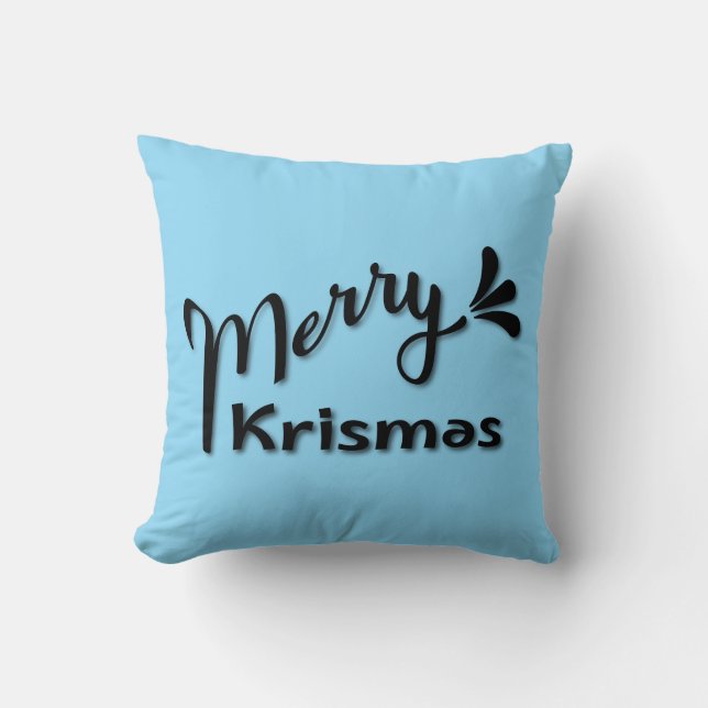 Cojín Decorativo Retro Merry Christmas Style (Anverso)